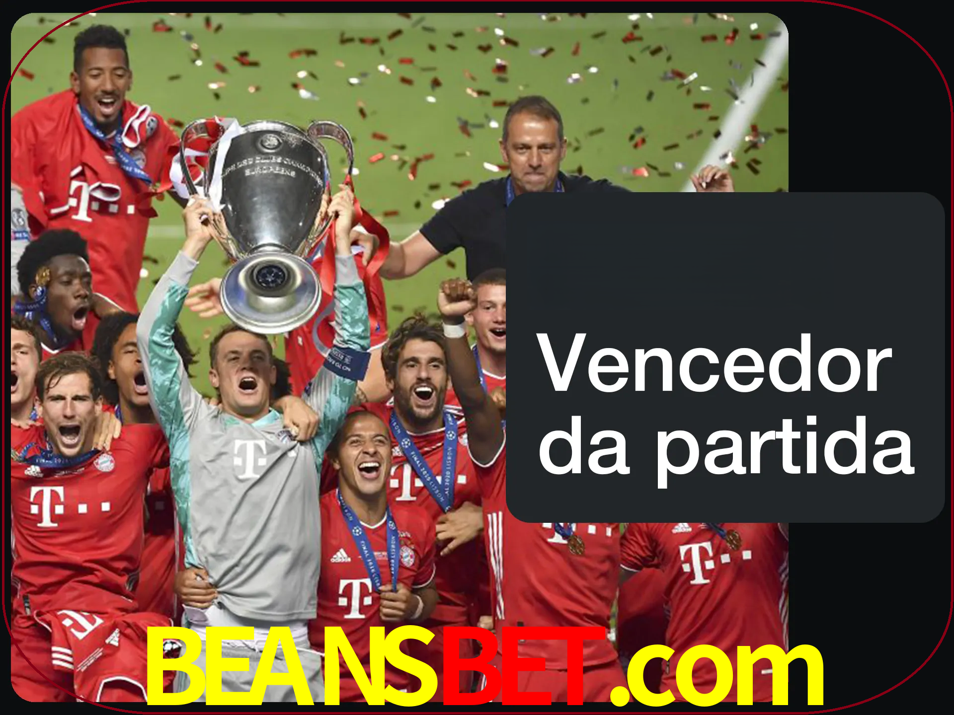 Aposte no vencedor e ganhe uma grande quantia de dinheiro.