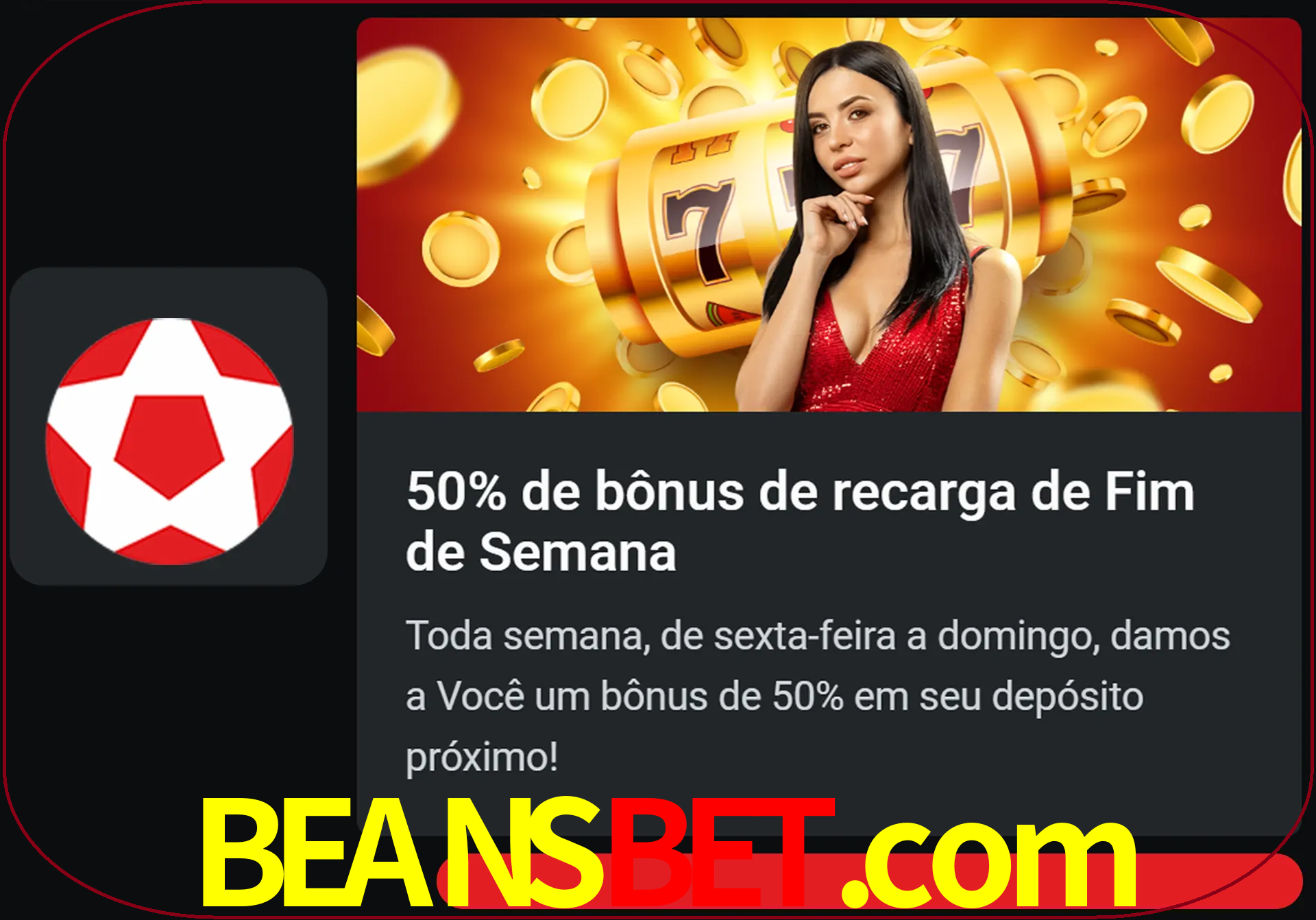 Volte a cada semana para receber novos bônus em dinheiro.