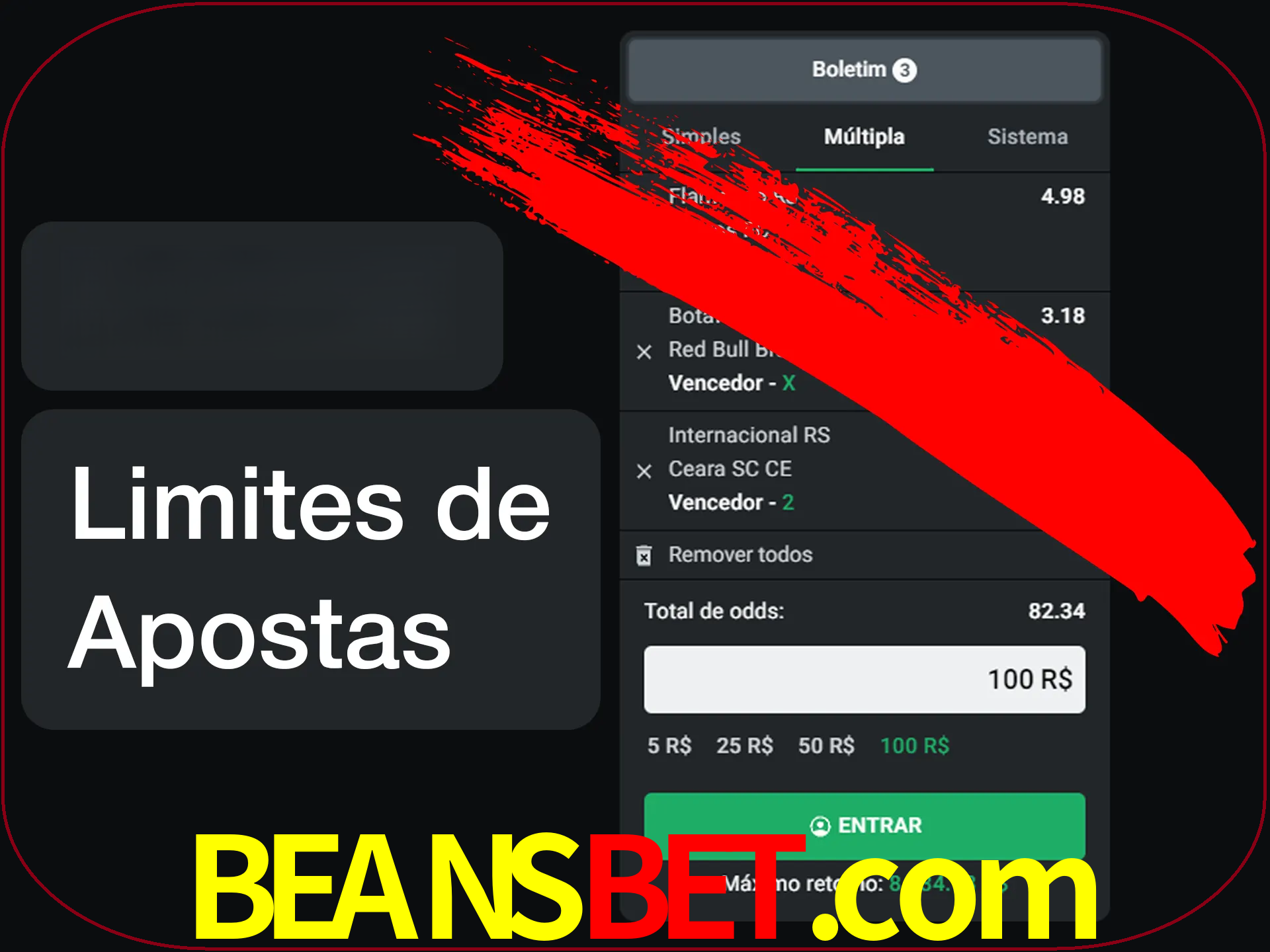 Não faça apostas loucas.